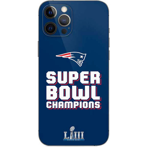 NFL Patriots Super Bowl LIII Champions iPhone 12 Pro Max Skin